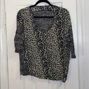 Leopard print blouse